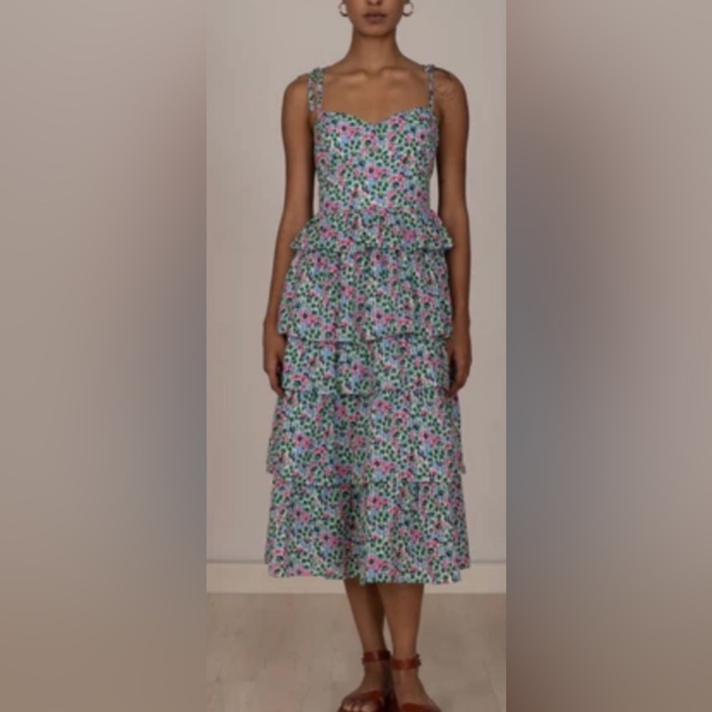 Banjanan Ramona Tiered Midi Dress